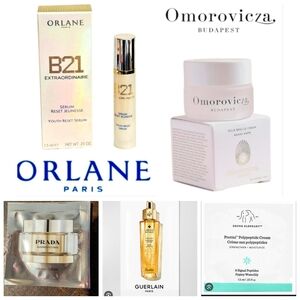 Prada, Drunk Elephant, Givenchy, Orlane, Omorovicza Lot Cosmetics